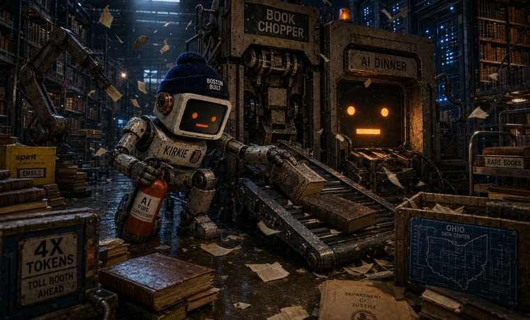 Amazon’s Burning Rare Books To Feed The Robot